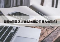 美图公司是区块链么[美图公司算大公司吗]